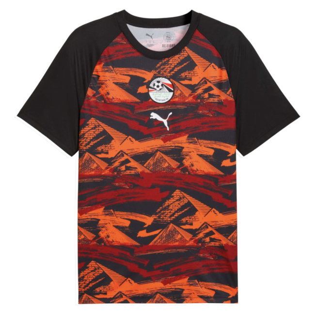 2026-2027 Egypt Warm Up Jersey (Black)-SoccerKits Hub | Buy Soccer Jerseys Online